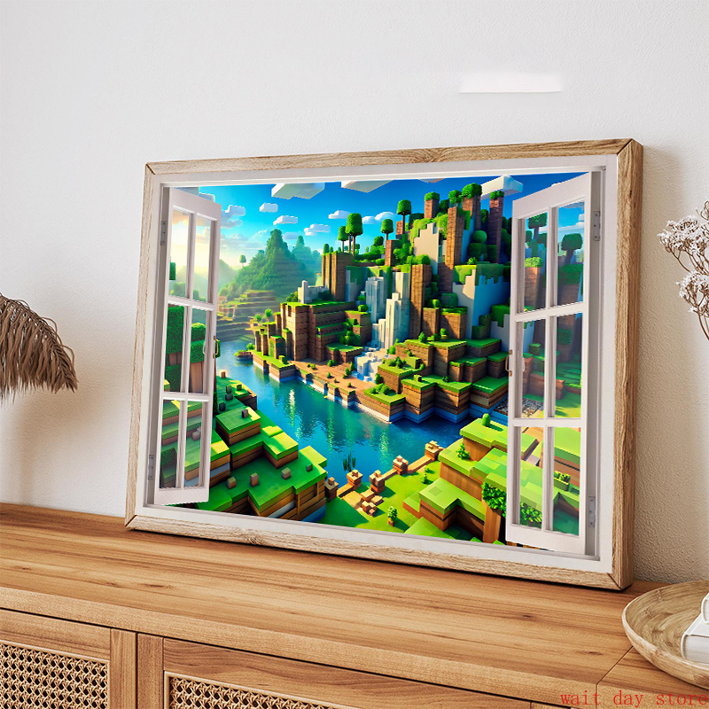 3D Printing Videos - Impression sur toile effet fenêtre 3D