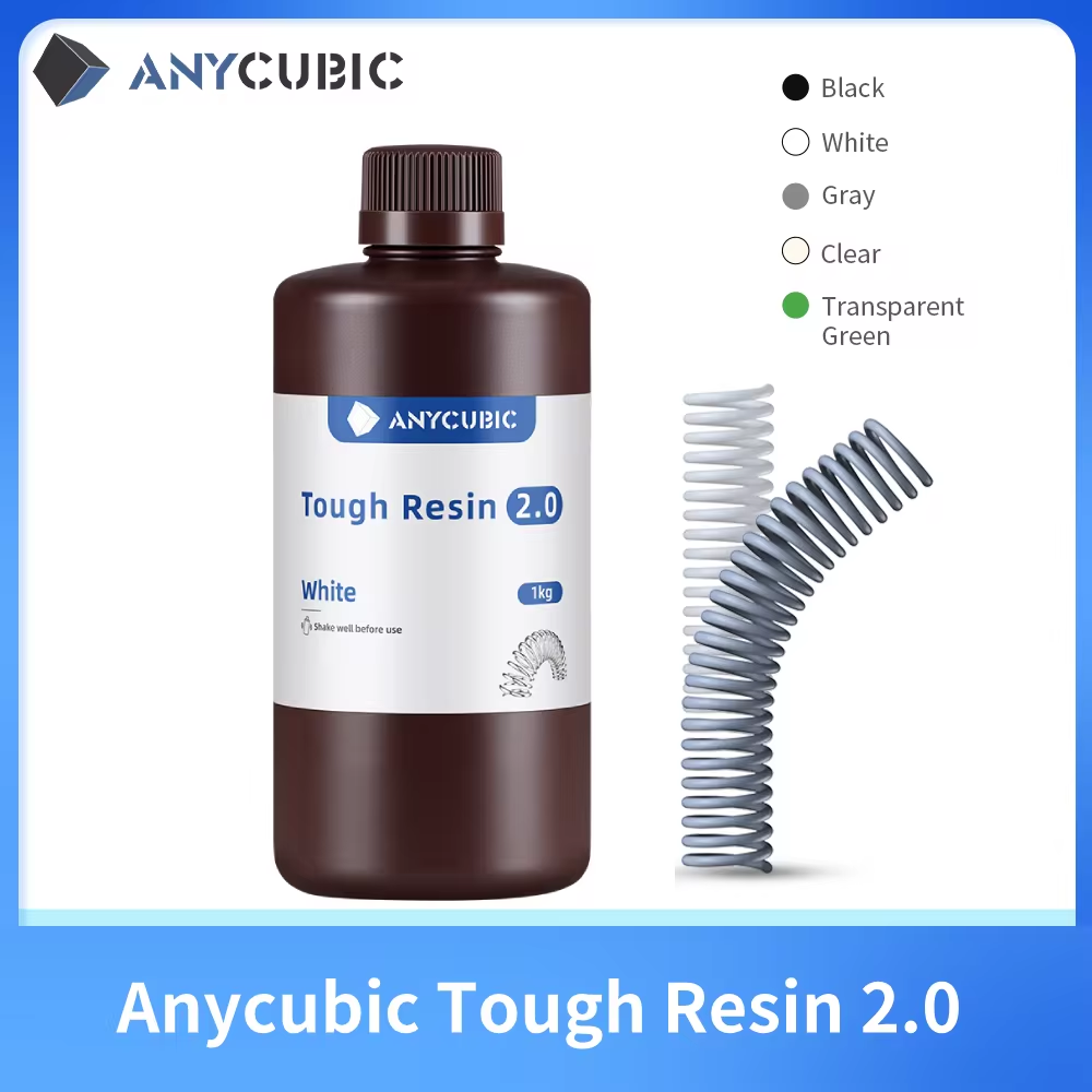 3D Printing Dental - Anycubic-Résine Flexible Résistante pour Imprimante 3D,