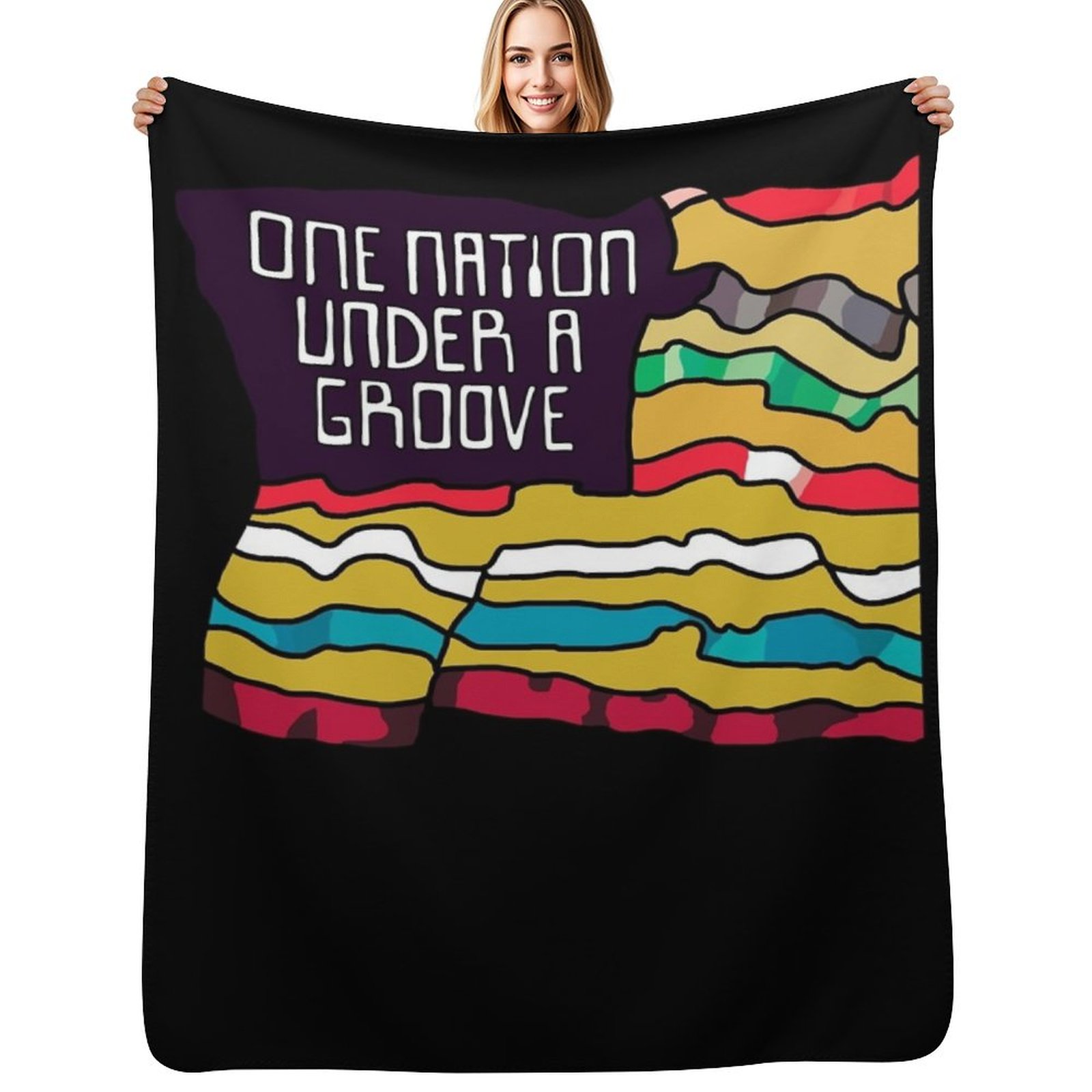 3D Printing Quotes - Couverture décorative One Nation Under A