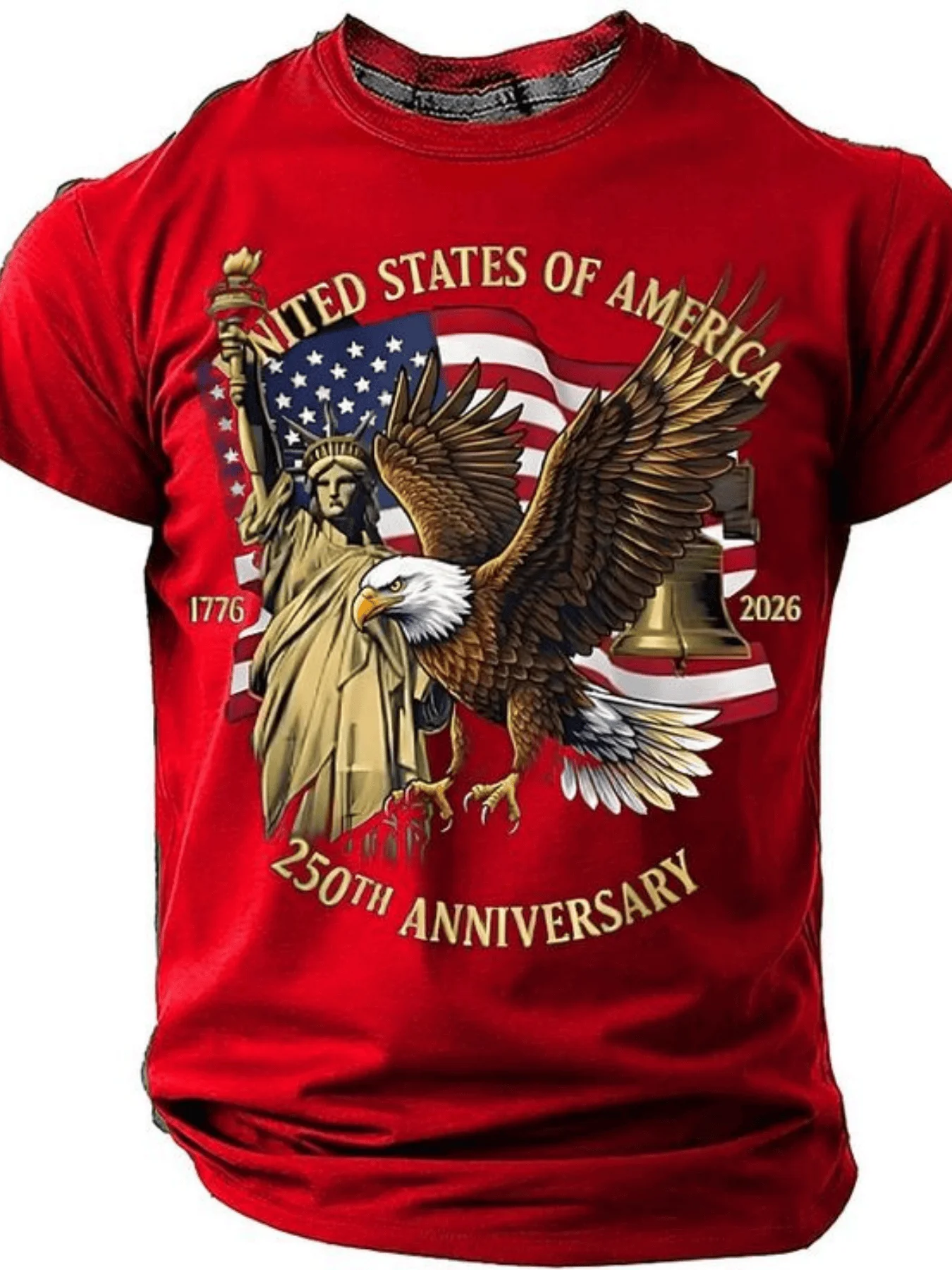 T-shirt décontracté à manches  - 3D Printing Eagle avis et prix