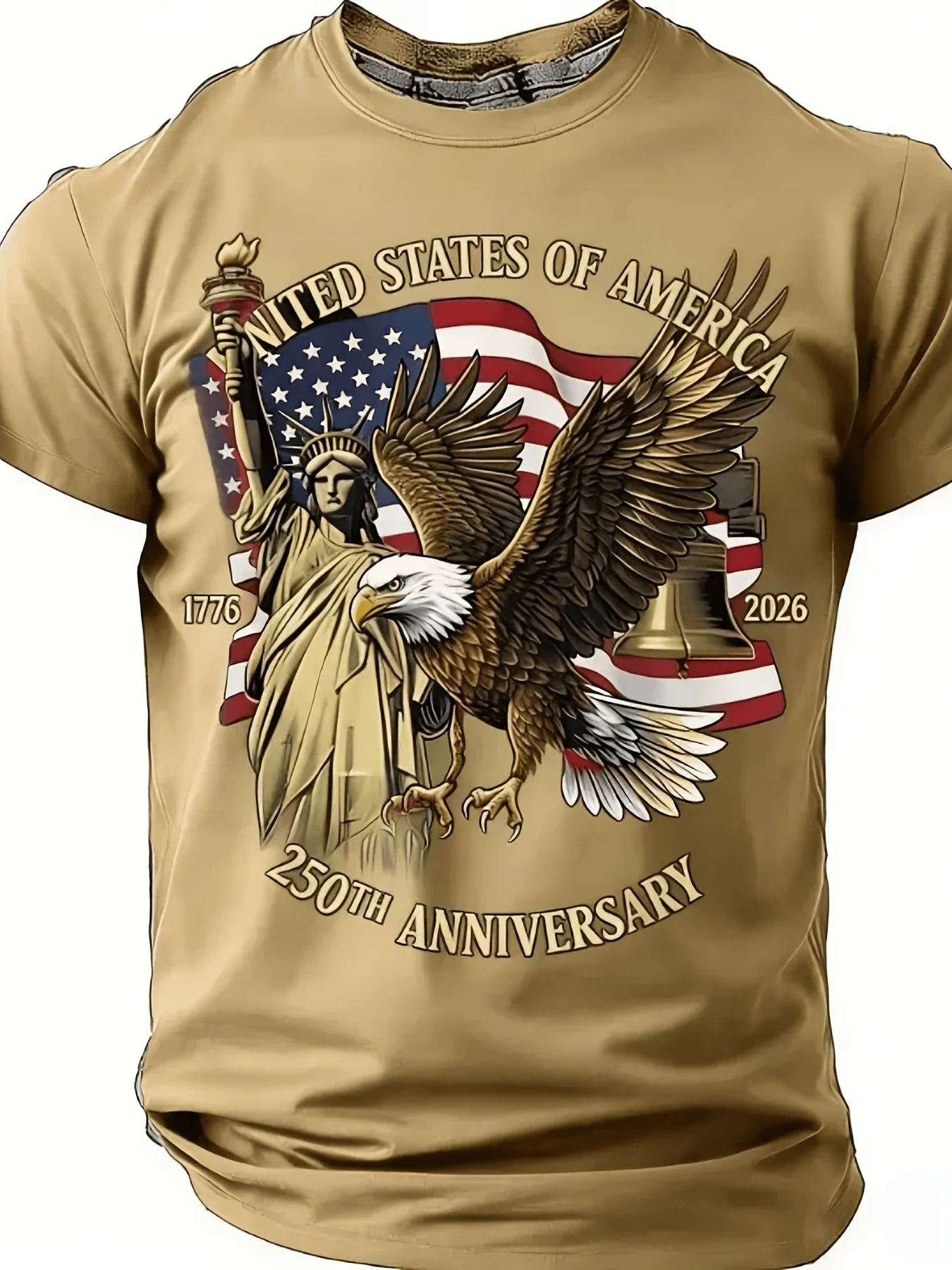 T-shirt décontracté à manches  - 3D Printing Eagle avis et prix