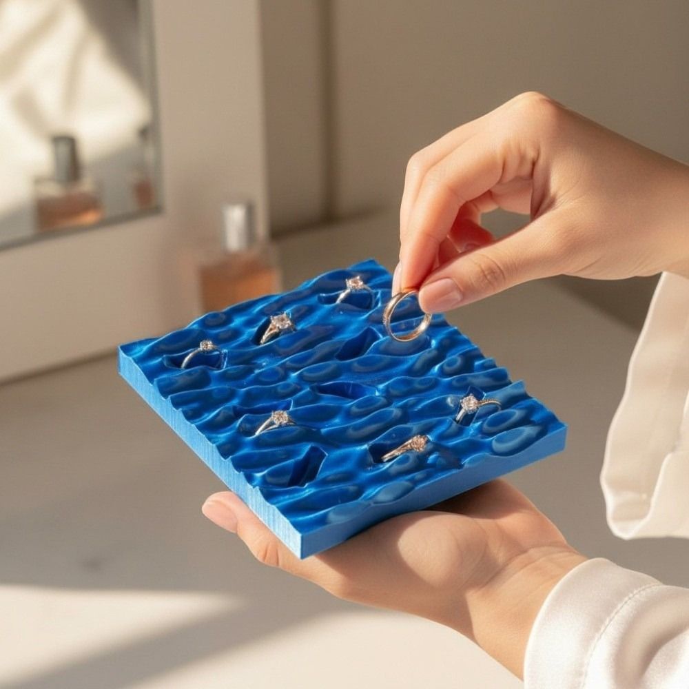 Présentoir à bagues Vague Mari - 3D Printing Ring Holder avis et prix