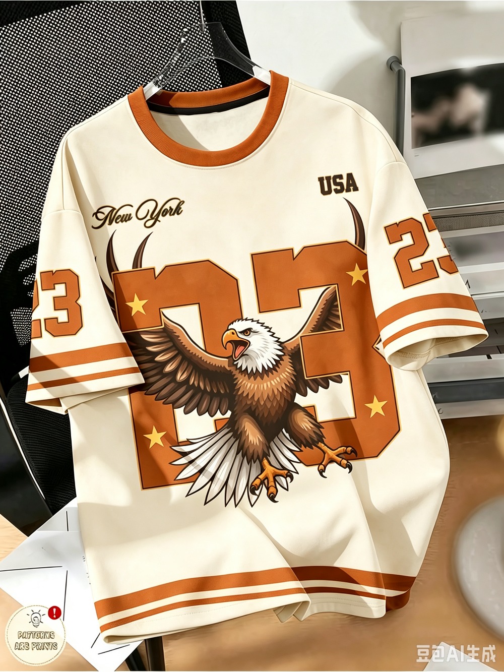 T-shirt de baseball imprimé 3D - 3D Printing Eagle avis et prix